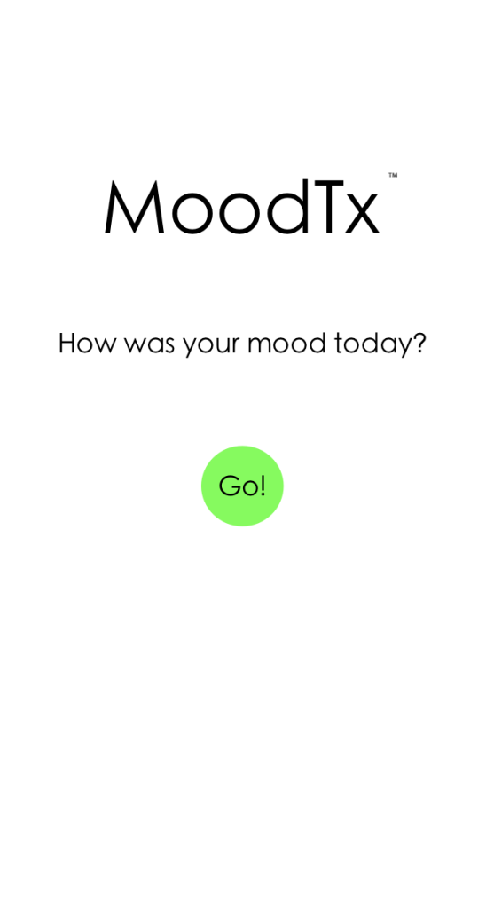 MoodTx Start Screen